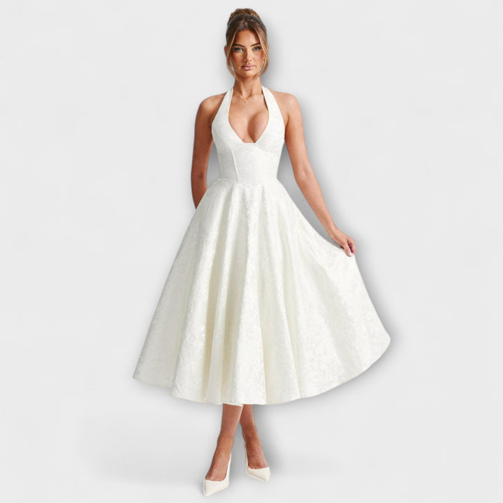 Catalina - Romantická Midi Šaty