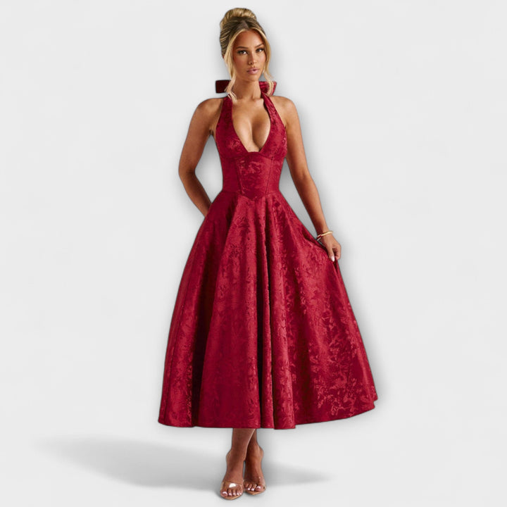 Catalina - Romantická Midi Šaty