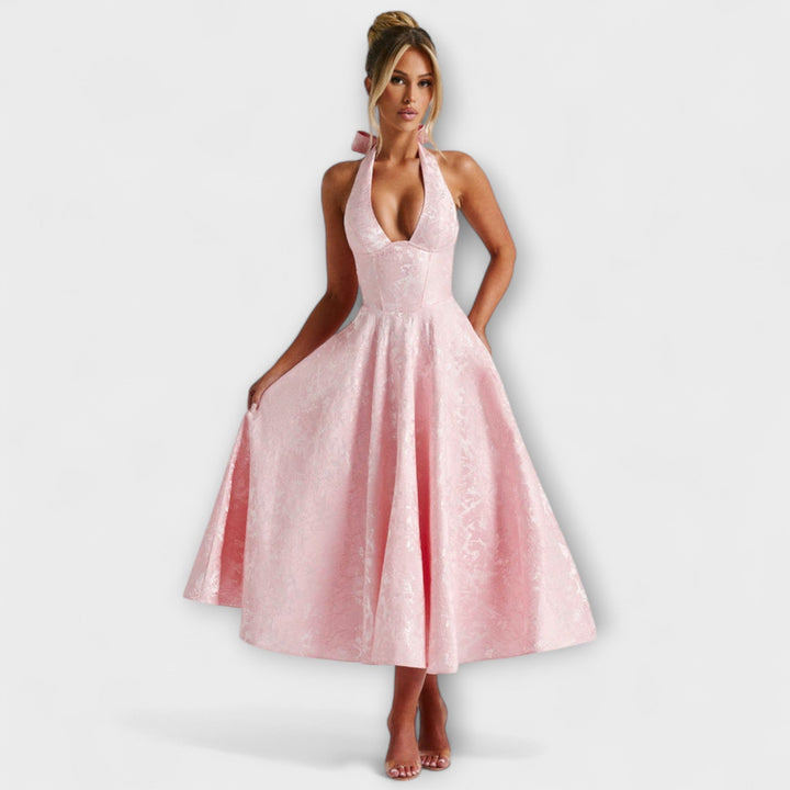 Catalina - Romantická Midi Šaty