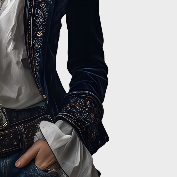 Laura - Elegantná zamatová bunda