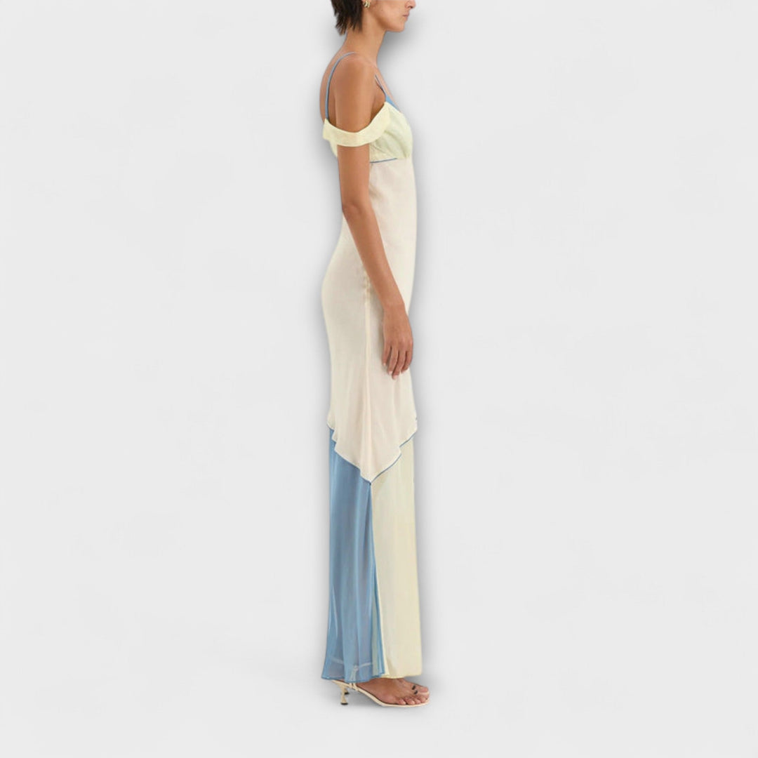 Alora - Midi sukňa Thames s detailom strihu