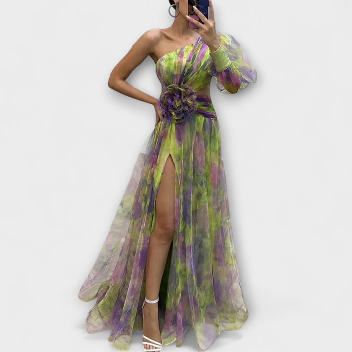 Minna – Asymetrická Amelie maxisukňa