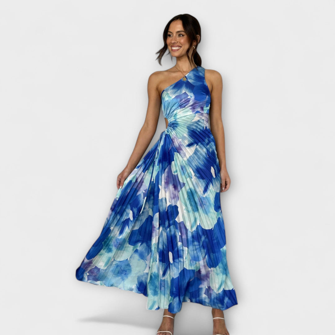 Sienna - Elegantné Maxi Šaty s Výstrihom