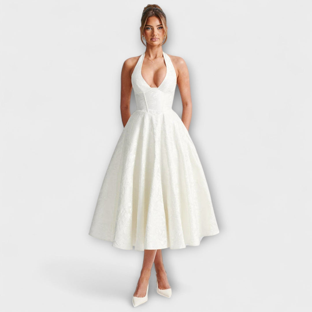 Catalina - Romantická Midi Šaty