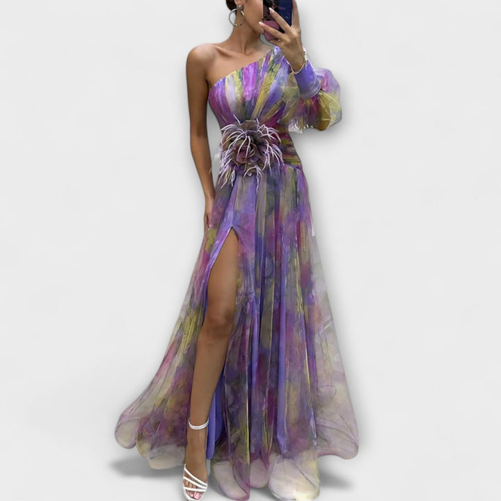 Minna – Asymetrická Amelie maxisukňa