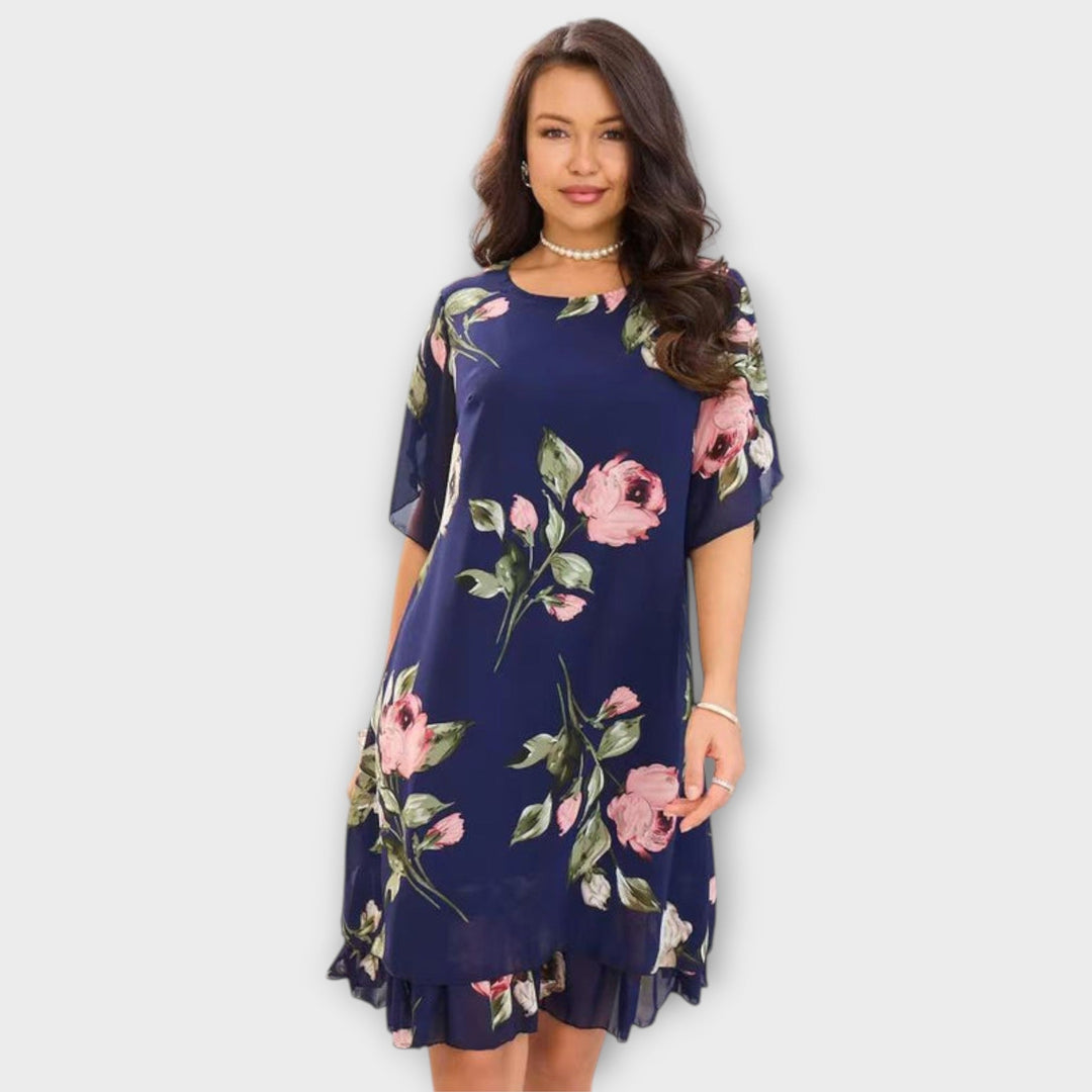 Melin - Elegantná Šifónová Šaty