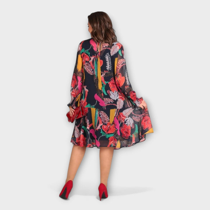 Caroline - Elegantná Plus-Size Šaty pre maximálny komfort