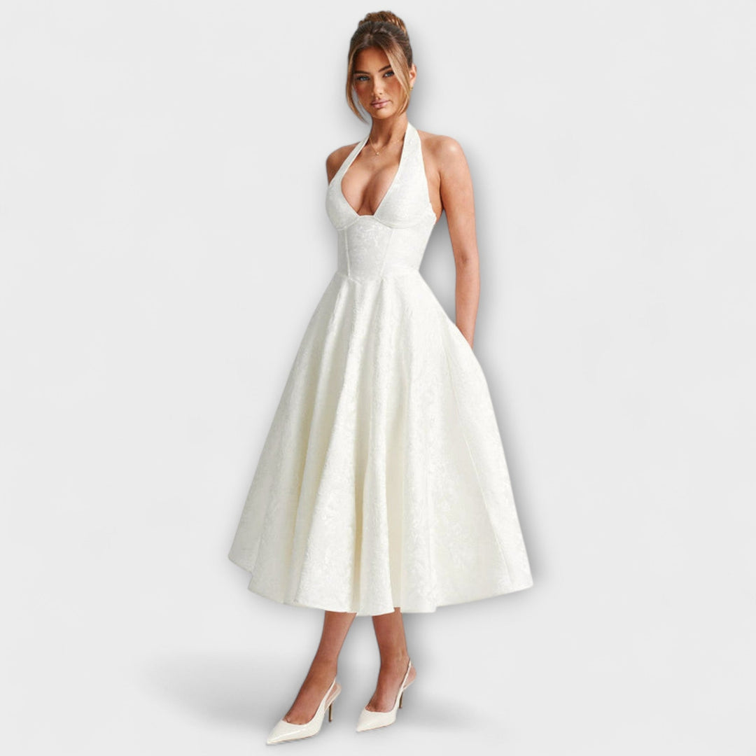 Catalina - Romantická Midi Šaty