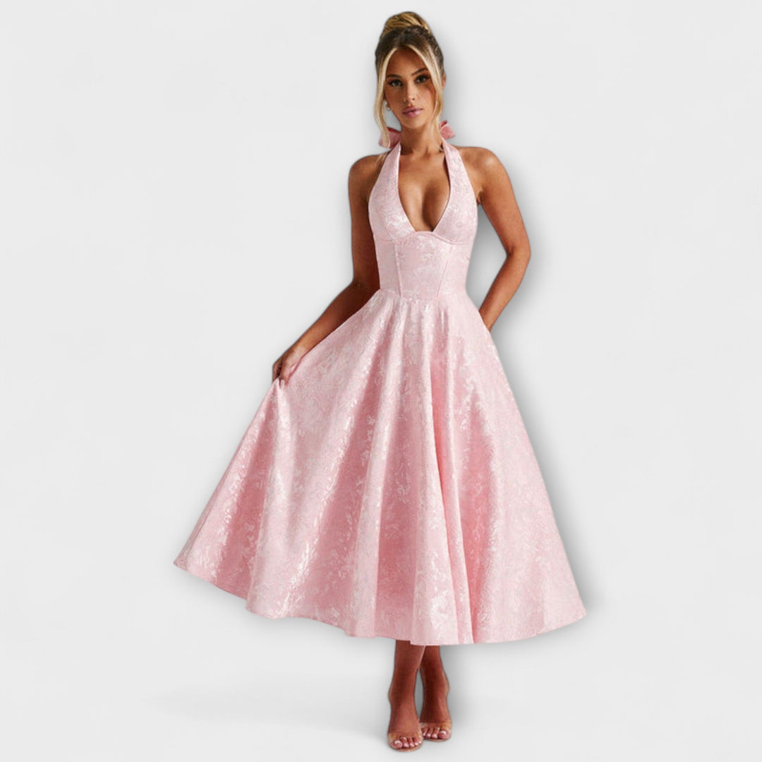 Catalina - Pôvabné Midi Šaty