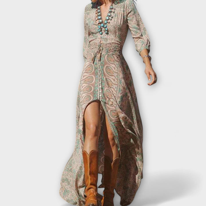 Voľné bohémske maxi šaty