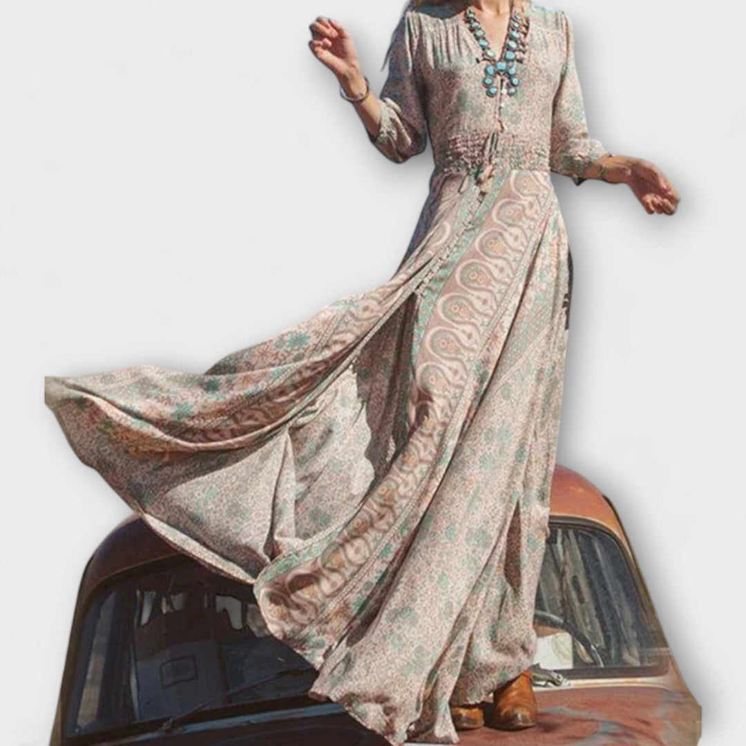 Voľné bohémske maxi šaty