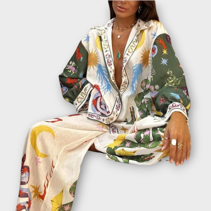 Stella - Elegantný dvojdielny dámsky odevný set