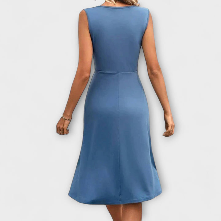 Lina - Letná šaty s golierom