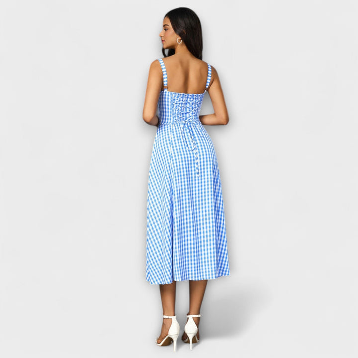 Viltis - Šaty s volánmi a rozparkom