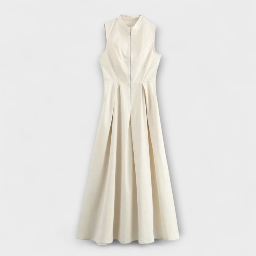 Midi šaty s plisovaním