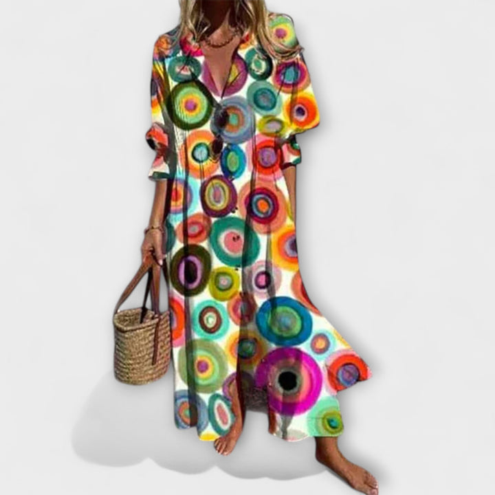 Lila - Elegantná maxi sukňa s pokrytím brucha