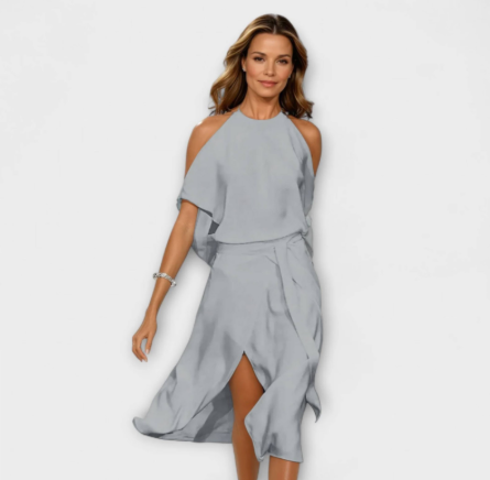 Madonna - Elegantná sukňa s módnym výstrihom na pleciach