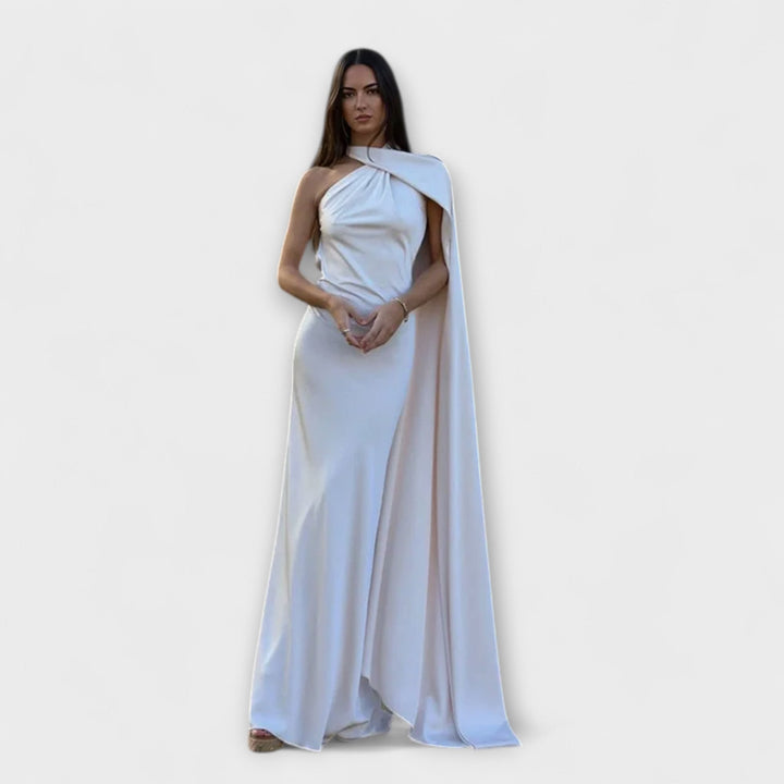 Stilinga Off-Shoulder Halter Maxi Šaty
