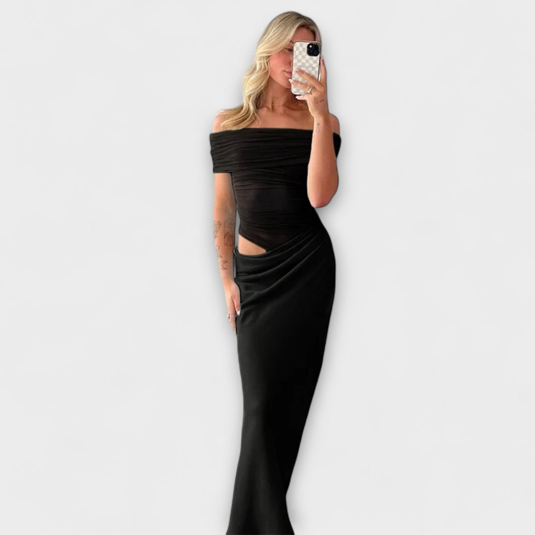 Puss - Rúškovaná Neregulárna Šaty