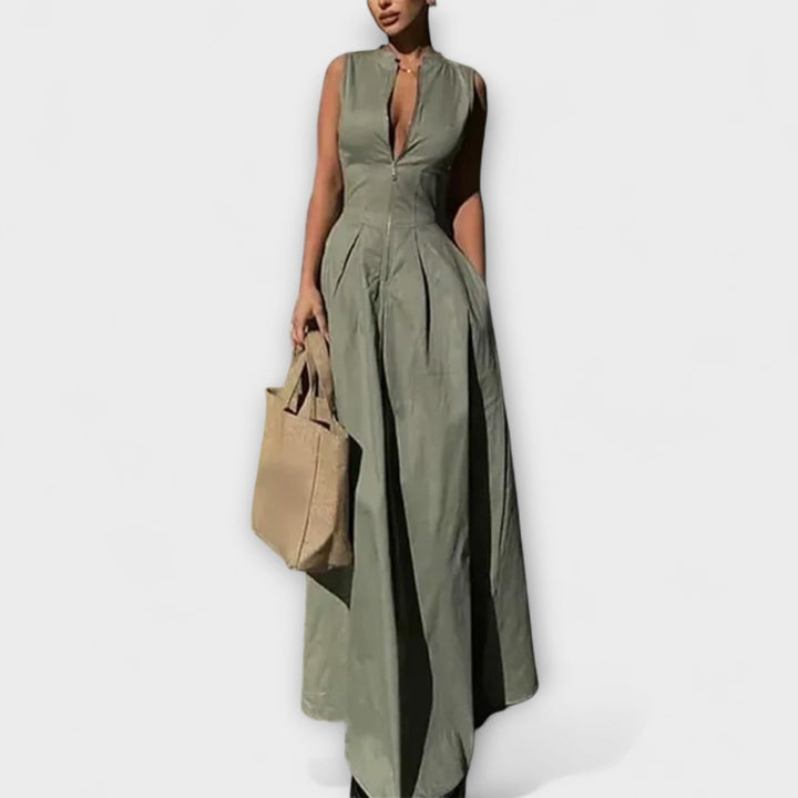 Midi šaty s plisovaním