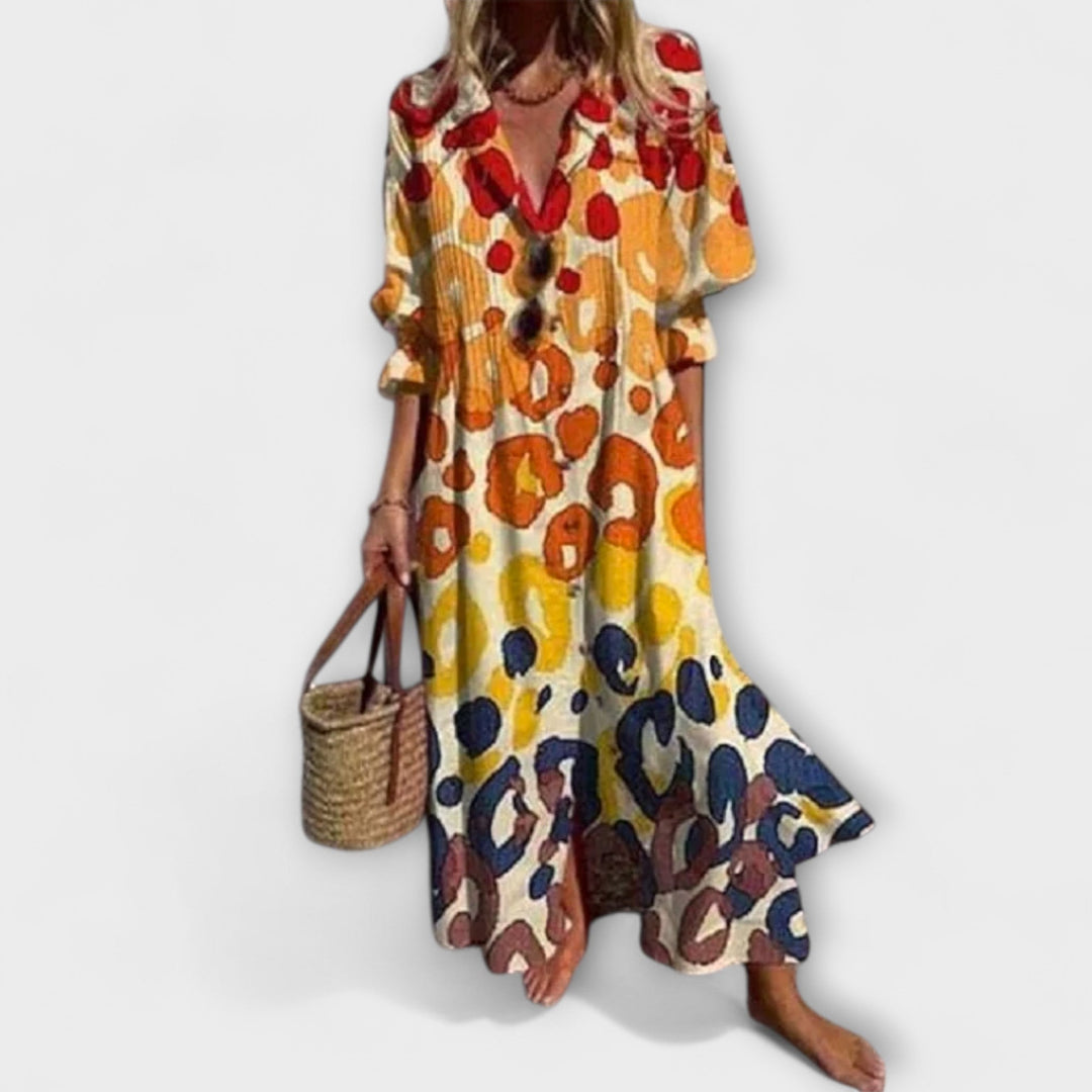 Lila - Elegantná maxi sukňa s pokrytím brucha