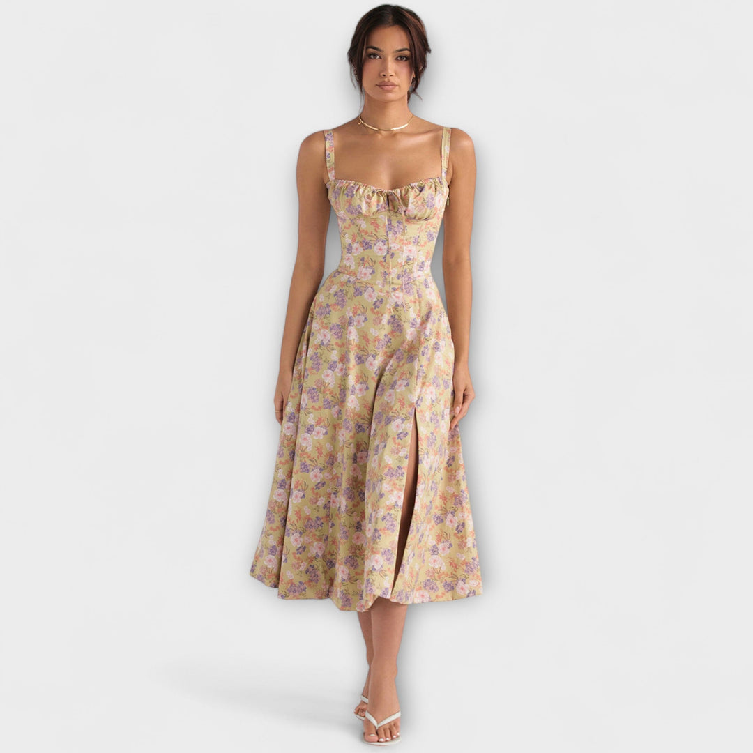 Zipporas - Priliehavá podprsenka s moderným jarným kvetinovým vzorom