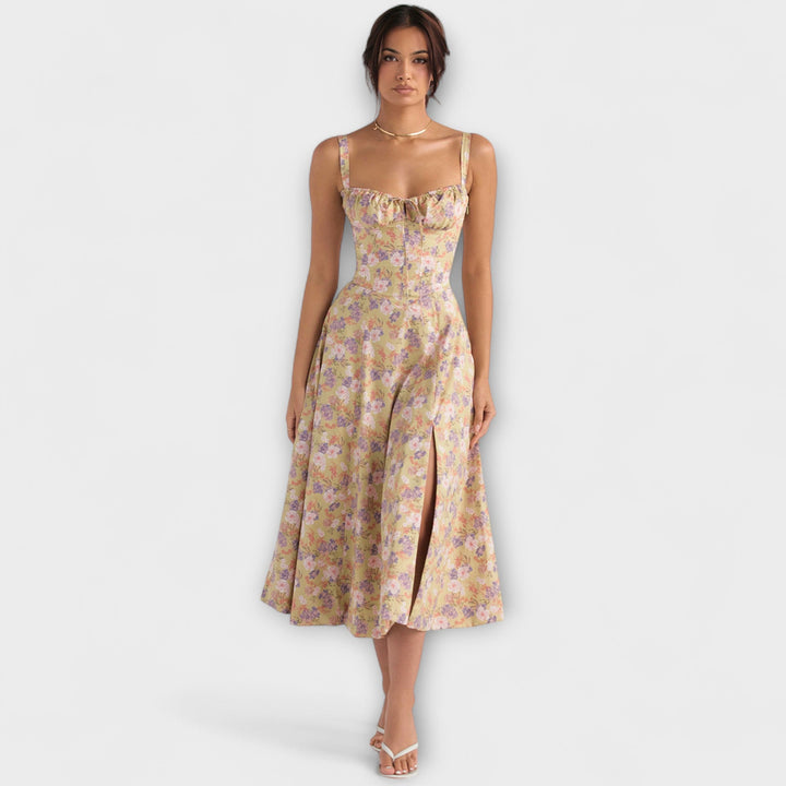 Zipporas - Priliehavá podprsenka s moderným jarným kvetinovým vzorom