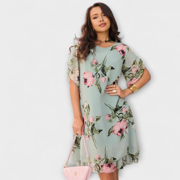 Melin - Elegantná Šifónová Šaty