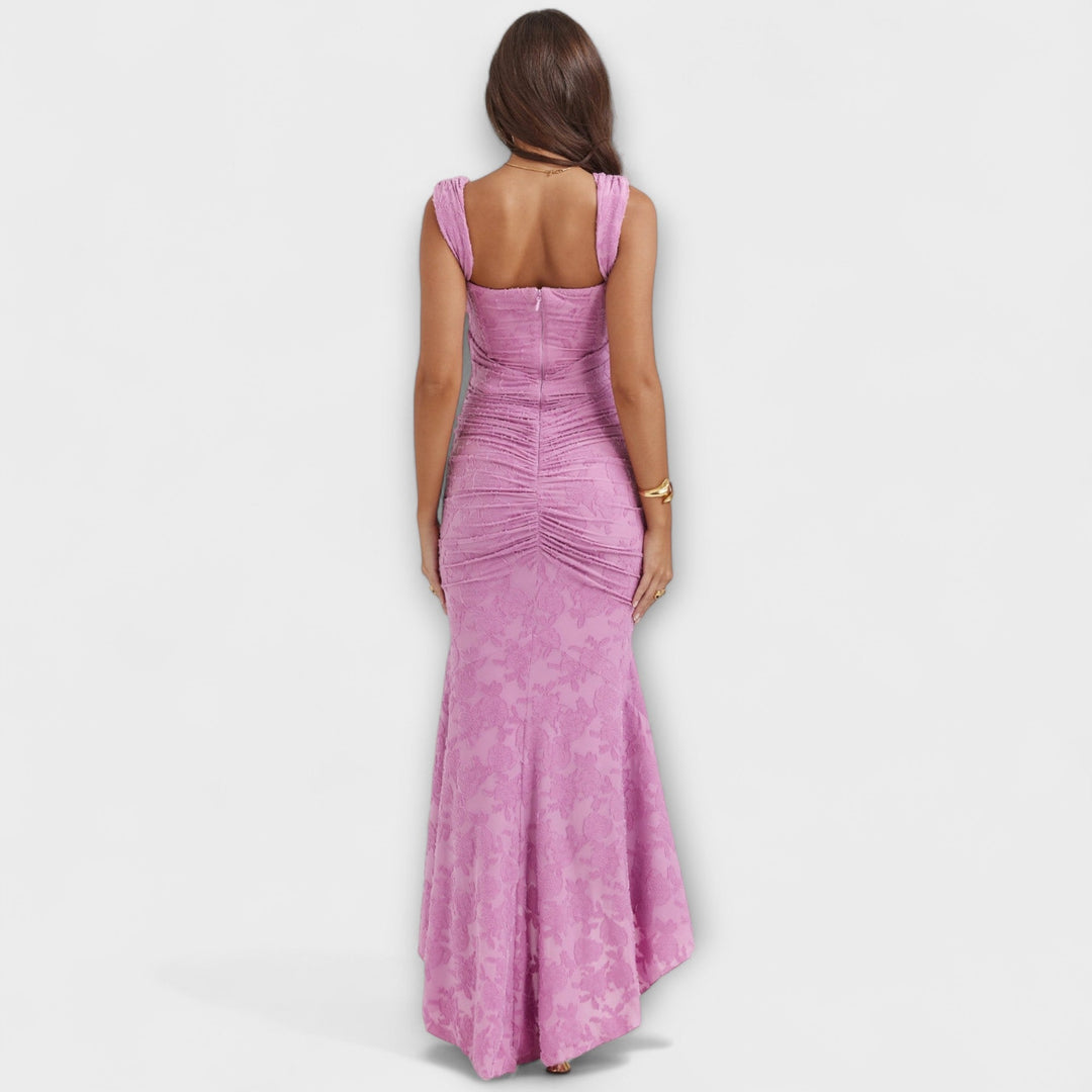 Renske - Dlhé šaty s elegantným a rafinovaným korzetom