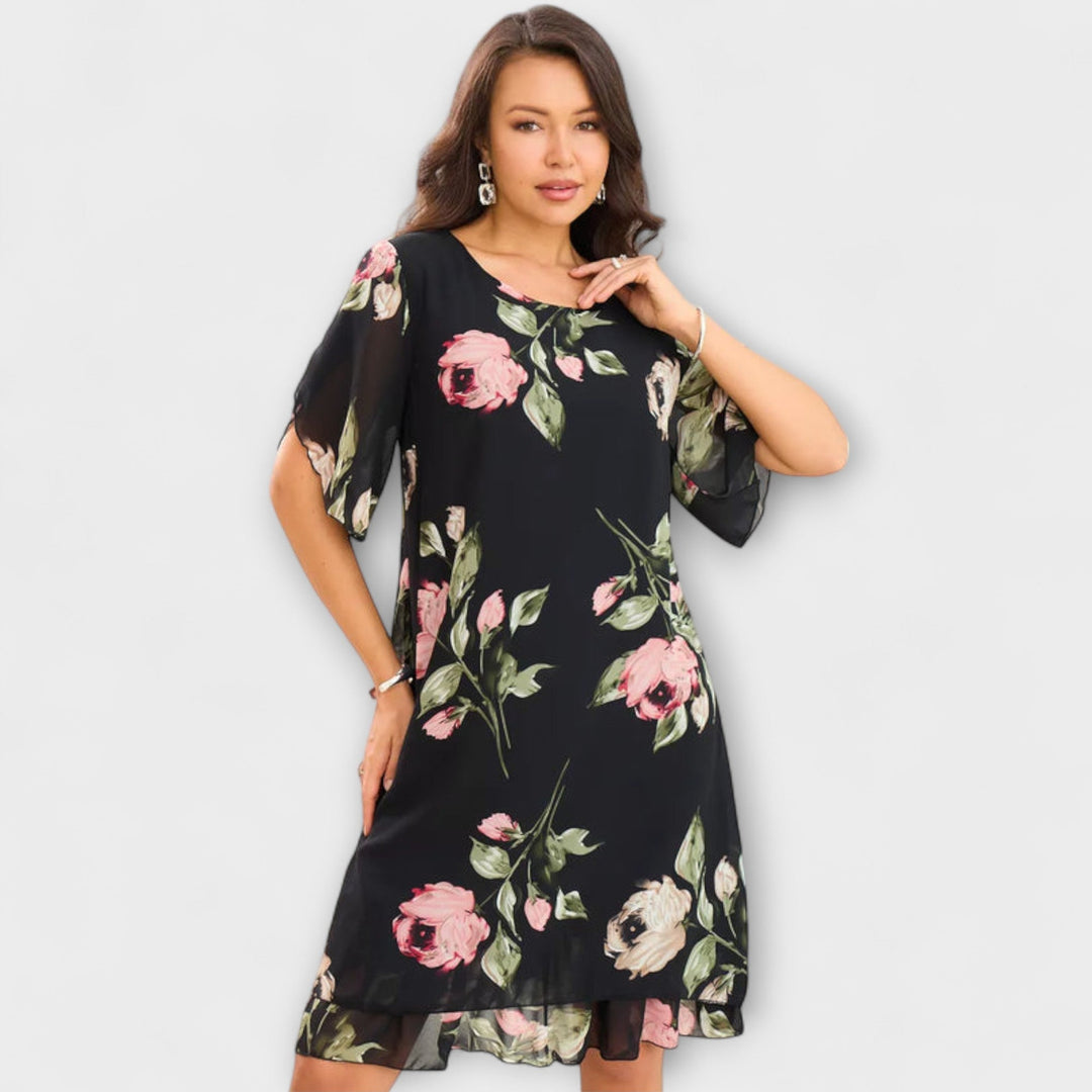 Melin - Elegantná Šifónová Šaty