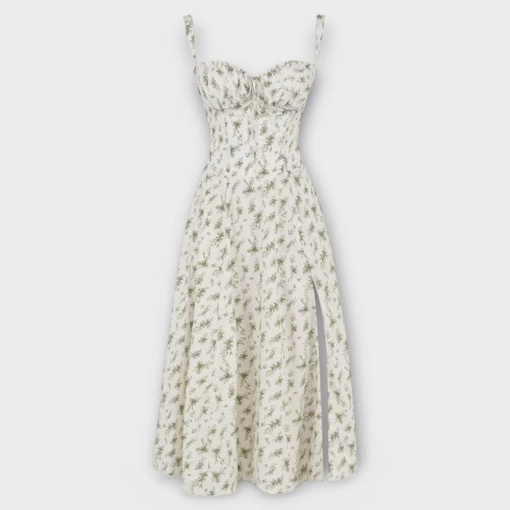 Kiana - Midi Šaty s Korzetom