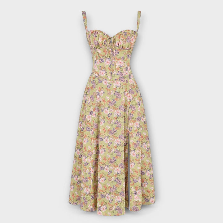 Kiana - Midi Šaty s Korzetom