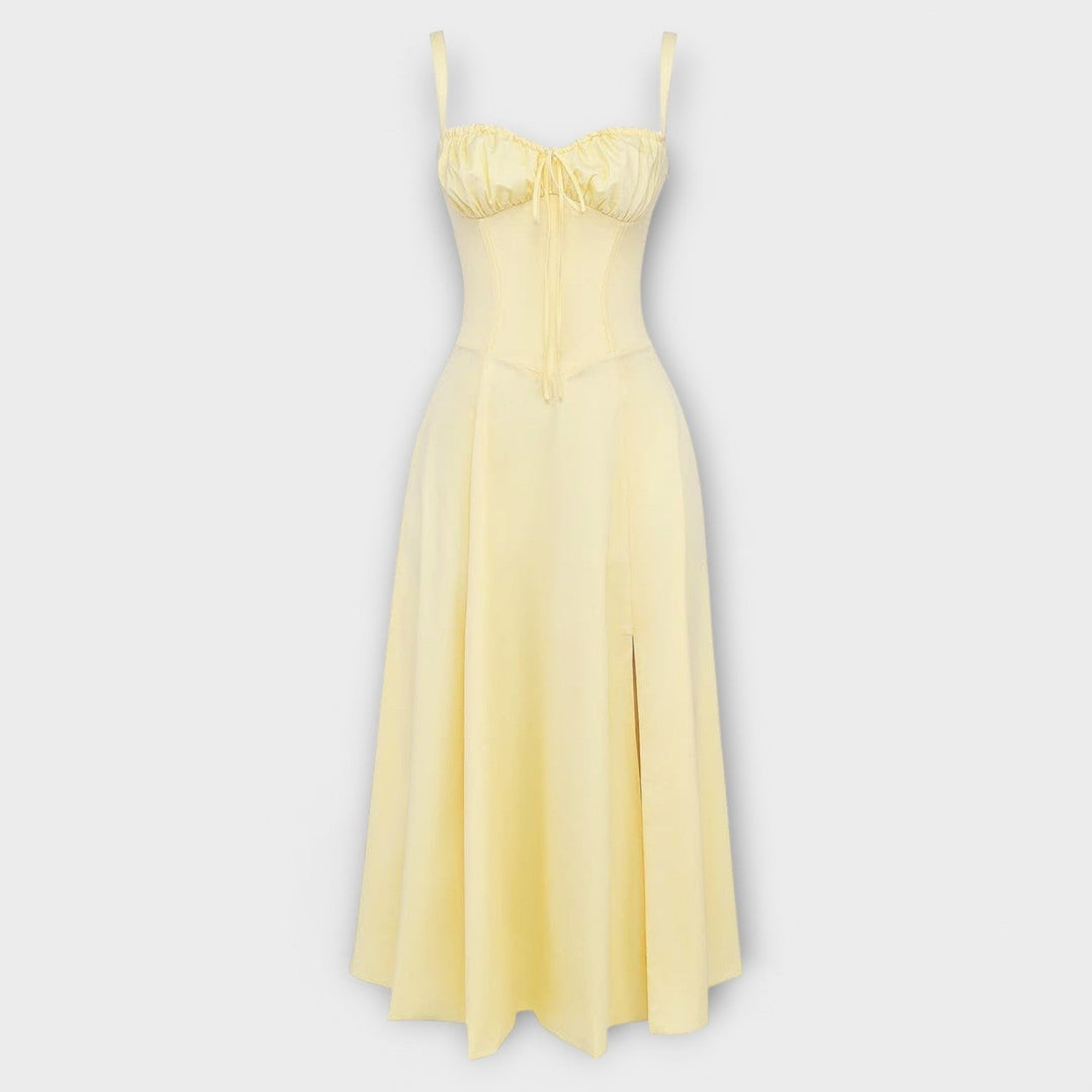 Kiana - Midi Šaty s Korzetom