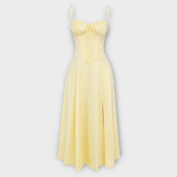 Kiana - Midi Šaty s Korzetom