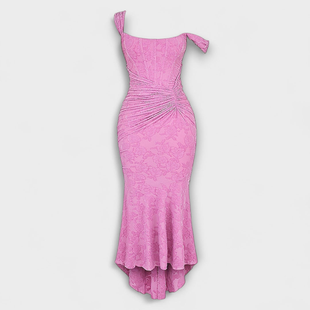 Renske - Dlhé šaty s elegantným a rafinovaným korzetom