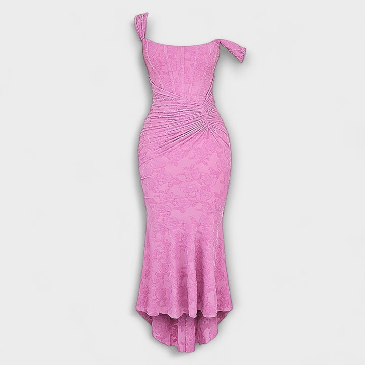 Renske - Dlhé šaty s elegantným a rafinovaným korzetom