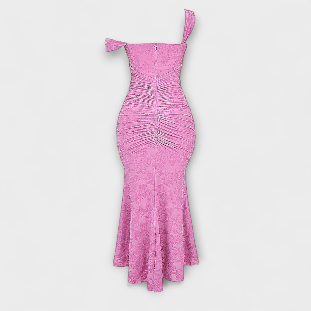 Renske - Dlhé šaty s elegantným a rafinovaným korzetom