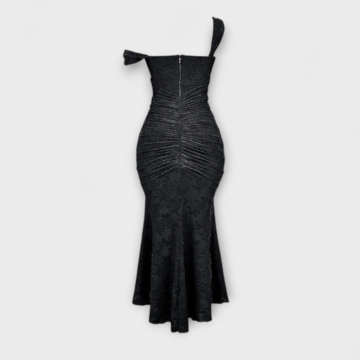 Renske - Dlhé šaty s elegantným a rafinovaným korzetom