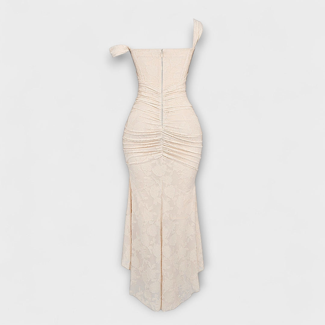 Renske - Dlhé šaty s elegantným a rafinovaným korzetom