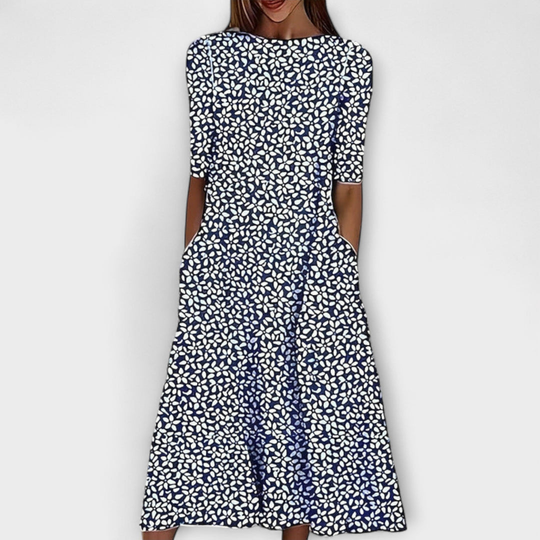 Adelina - Kvetinové šaty